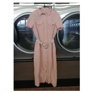 Jones New York Dress Button Salmon Women size 10